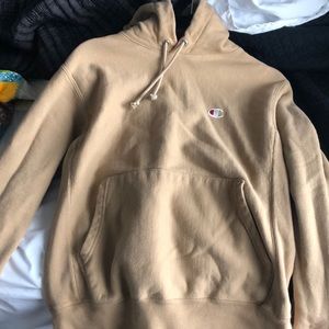 Tan Champion Hoodie